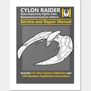 Cylon Raider Service and Repair Manual Posters and Art